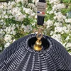 PARANOCTA Abat-jour rond noir Ø 45 cm 30 cm New