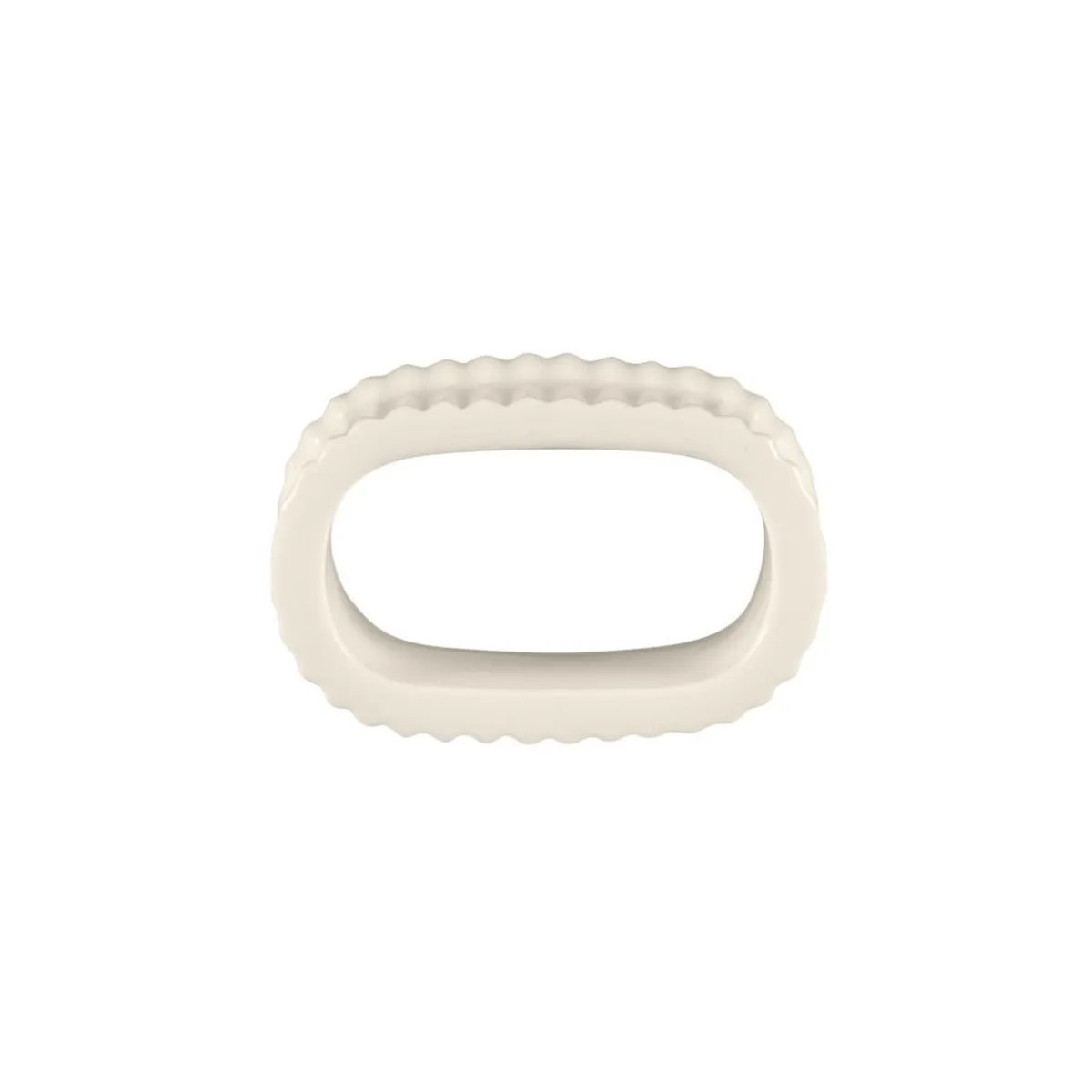 Anneau à serviette ovale blanc porcelaine bone china 6,5 cm Spectra - RAK Discount