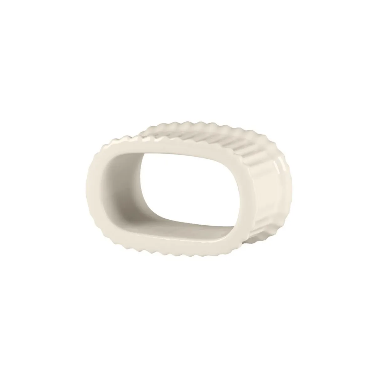Anneau à serviette ovale blanc porcelaine bone china 6,5 cm Spectra - RAK Discount