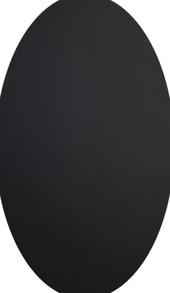 SECURIT Ardoise adhésive ovale noir 8,5x8,5 cm (8 pièces) Clearance