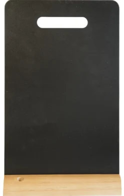 Ardoise de table rectangulaire noir 32,5x21x6 cm - SECURIT New