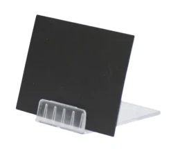 Ardoise de table rectangulaire noir 10,5x7,4x0,1 cm (20 pièces) - SECURIT Clearance