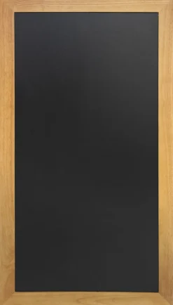 Ardoise murale rectangulaire noir 100x56 cm Classique - SECURIT Online