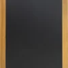 SECURIT Ardoise murale rectangulaire noir 120x56 cm Classique