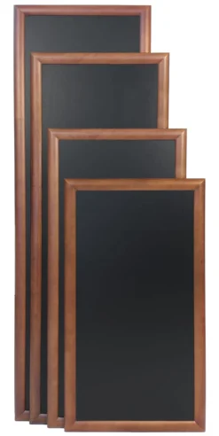 SECURIT Ardoise murale rectangulaire wengé 100x56 cm Classique