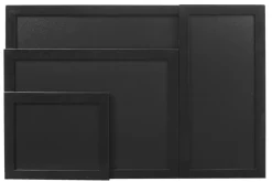 SECURIT Ardoise rectangulaire noir 60x40 cm Woody New
