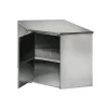 PROINOX Armoire murale d'angle inox 72 cm x 65 cm