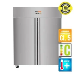 Armoire réfrigérée 2 portes froid positif 1400 L 3 grilles - PROINOX Discount