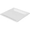 Assiette bagasse carré blanc 26x26 cm (50 pièces) - DUNI New