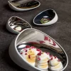 Assiette blanc porcelaine 10x8 cm Jomon - COOKPLAY Clearance