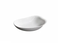 Assiette blanc porcelaine 21x15,5 cm Jelly - COOKPLAY Discount