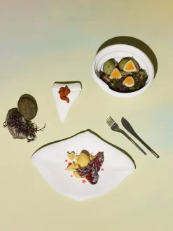 COOKPLAY Assiette blanc porcelaine 14x10 cm Oceancook