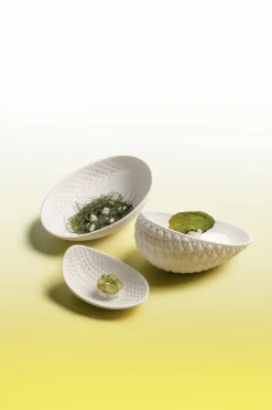 Assiette blanc porcelaine 34,5x20,5 cm Tears - COOKPLAY Clearance