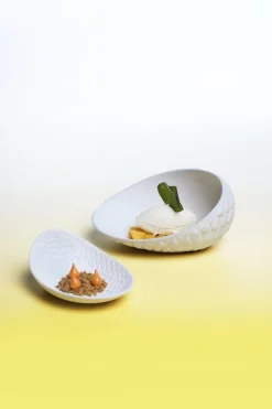 Assiette blanc porcelaine 34,5x20,5 cm Tears - COOKPLAY Clearance