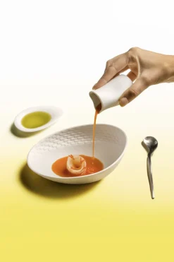 Assiette blanc porcelaine 34,5x20,5 cm Tears - COOKPLAY Clearance