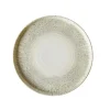 Assiette à bord droit beige porcelaine vitrifiée Ø 26 cm Butterfly - DUDSON New