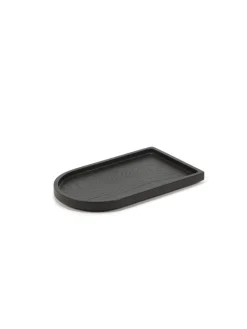 SERAX Assiette à bord droit rectangulaire ébène bois 30 cm La Mère
