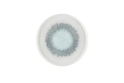CHURCHILL Assiette à bord droit rond Aquamarine porcelaine vitrifiée Ø 26 cm Fusion New