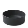 REVOL Assiette à bord droit rond noir porcelaine culinaire Ø 14 cm  Caractère
