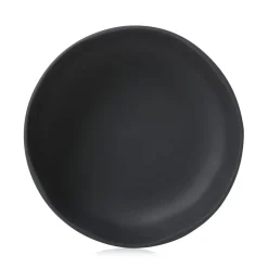 REVOL Assiette à bord droit rond noir porcelaine culinaire Ø 14 cm  Caractère