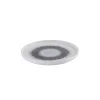 Assiette à bord droit rond Quartz Black porcelaine vitrifiée Ø 26 cm Fusion - CHURCHILL Outlet