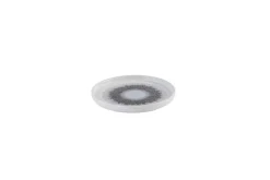 Assiette à bord droit rond Quartz Black porcelaine vitrifiée Ø 21 cm Fusion - CHURCHILL Clearance