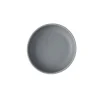 Assiette à bord droit rond seattle grey porcelaine vitrifiée Ø 17 cm Emerge - CHURCHILL