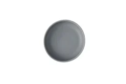 Assiette à bord droit rond seattle grey porcelaine vitrifiée Ø 17 cm Emerge - CHURCHILL