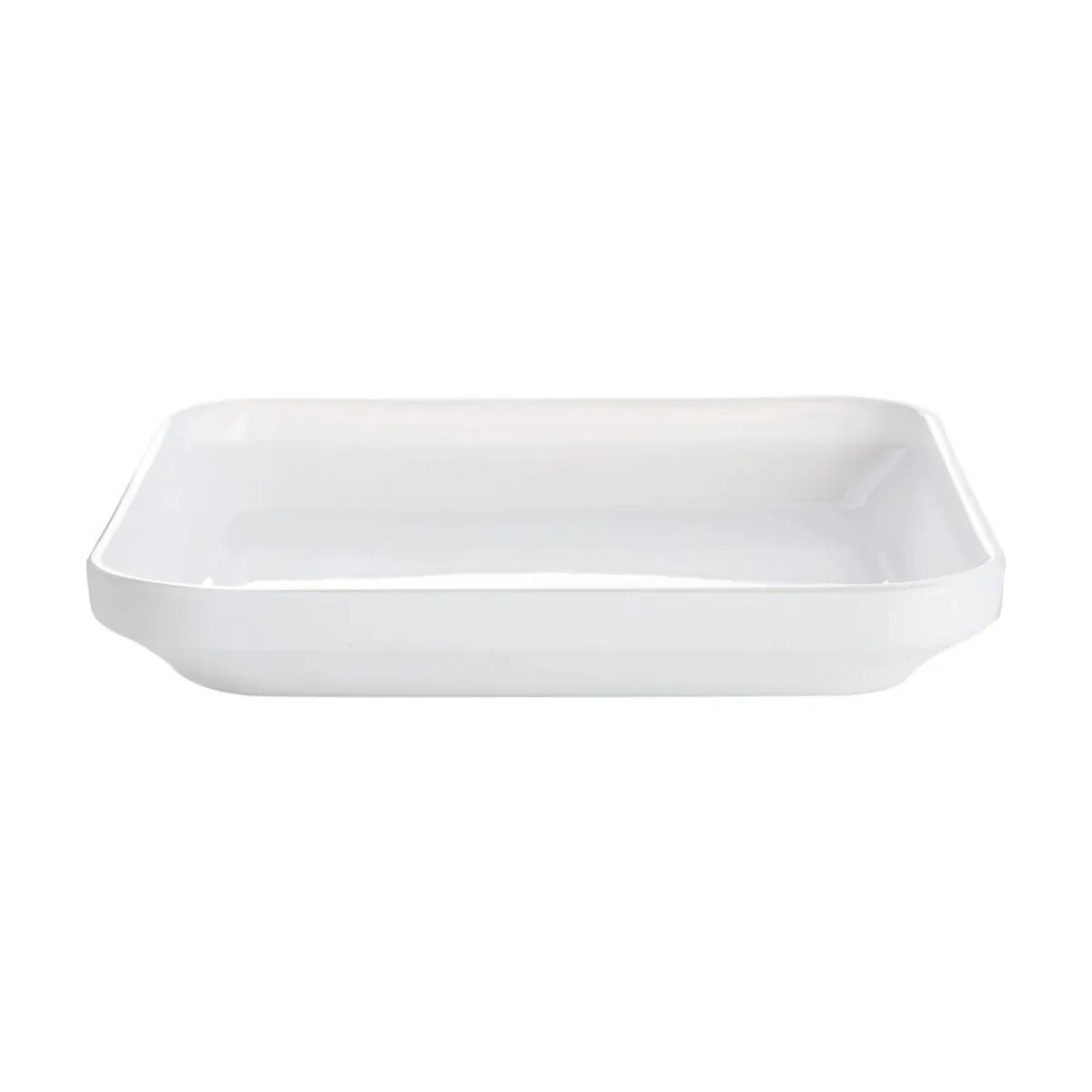 ARCOROC Assiette carré blanc verre opal 20x20 cm Restaurant Outlet