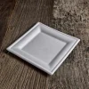 Aucune Assiette carré blanc 15x15 cm (50 pièces) Online
