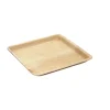 Assiette carré bois carré 10x10x1,5 cm Oxstal (100 pièces) - PRO.MUNDI Hot