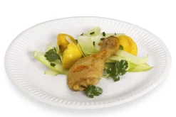 ALPHAFORM Assiette carton blanc Ø 23 cm (100 pièces)