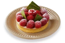 ALPHAFORM Assiette carton marron Ø 18 cm (50 pièces) Sale