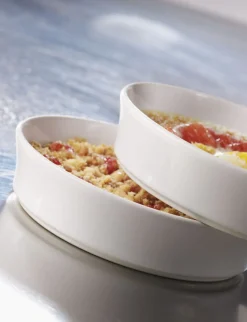 REVOL Assiette catalane rond blanc porcelaine culinaire Ø 14 cm Alexandrie Best