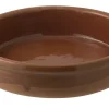 Assiette catalane rond brun terre cuite Ø 8 cm Catalane - PRO.MUNDI Best