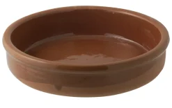 PRO.MUNDI Assiette catalane rond brun terre cuite Ø 14 cm Catalane Discount