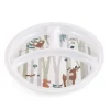 Assiette à compartiments rond blanc mélamine Ø 21,5 cm - PLASTOREX Sale