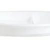 ARCOROC Assiette à compartiments rond blanc verre opal Ø 23 cm Heat System Discount