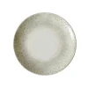 DUDSON Assiette coupe beige porcelaine vitrifiée Ø 21,7 cm Butterfly