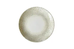 DUDSON Assiette coupe beige porcelaine vitrifiée Ø 23 cm Butterfly Sale