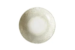 DUDSON Assiette coupe creuse beige porcelaine vitrifiée Ø 24,8 cm Butterfly Hot
