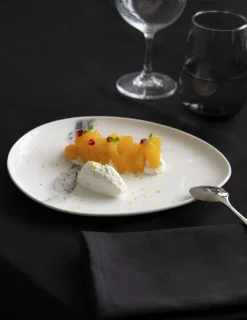 Assiette coupe creuse blanc porcelaine Ø 23 cm Silk - ACCOLADE Sale