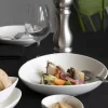 ACCOLADE Assiette coupe creuse blanc porcelaine Ø 27 cm Silk Clearance
