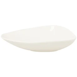 Assiette coupe creuse ivoire porcelaine vitrifiée 19 cm Shaped - RAK New