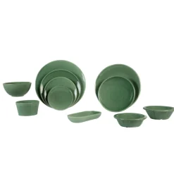 Assiette coupe creuse Lagoon grès renforcé Ø 18 cm Twist - ESSENTIALS COLLECTION Sale