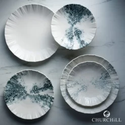 CHURCHILL Assiette coupe creuse porcelaine vitrifiée Ø 27,1 cm Smoke