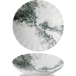 CHURCHILL Assiette coupe creuse porcelaine vitrifiée Ø 27,1 cm Smoke