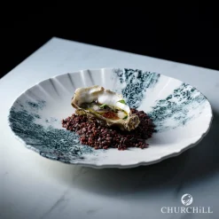 CHURCHILL Assiette coupe creuse porcelaine vitrifiée Ø 27,1 cm Smoke Hot