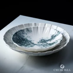 CHURCHILL Assiette coupe creuse porcelaine vitrifiée Ø 27,1 cm Smoke Hot