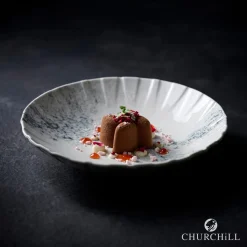 CHURCHILL Assiette coupe creuse porcelaine vitrifiée Ø 27,1 cm Smoke Hot